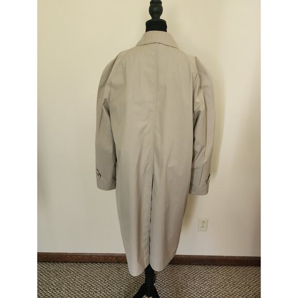 London Fog Vintage Zip-Out Lining Trench Coat 42 Regular - Picture 2 of 9